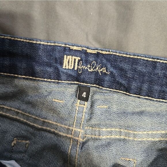Kut From The Kloth Straight Leg Jeans Sz 4 - Picture 4 of 10